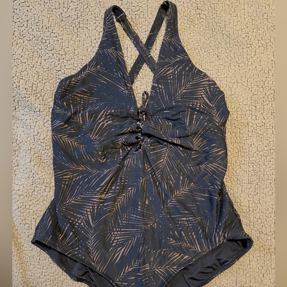 MICHAEL Michael Kors Black and Brown Swimsuit - Picture 9 of 9